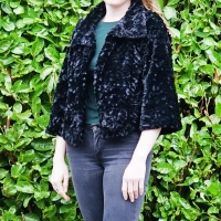 Black Faux Fur Jacket