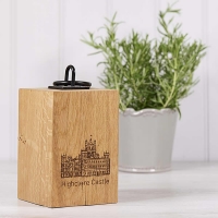 Hand Made Wooden Doorstop made from Highclere Oak