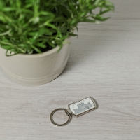 Monochrome Style Key Ring