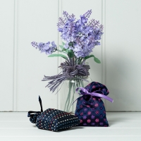 Silk Lavender Bag